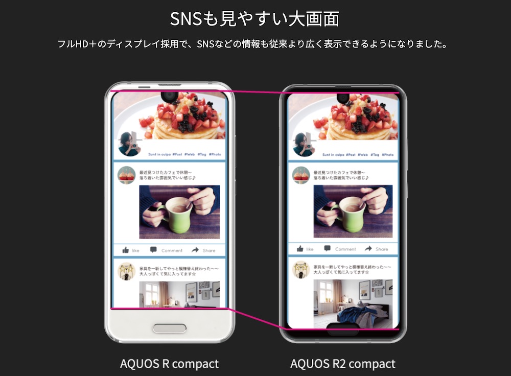 夏普 Aquos R2 Compact