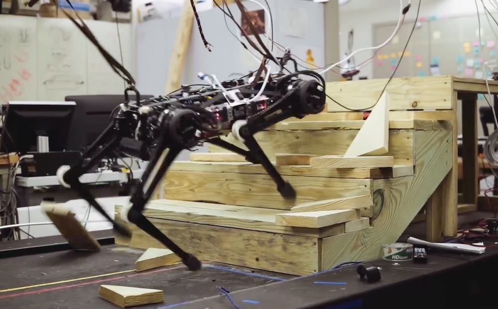 麻省理工的 Cheetah 3 机器人能在看不见的情况下上楼梯