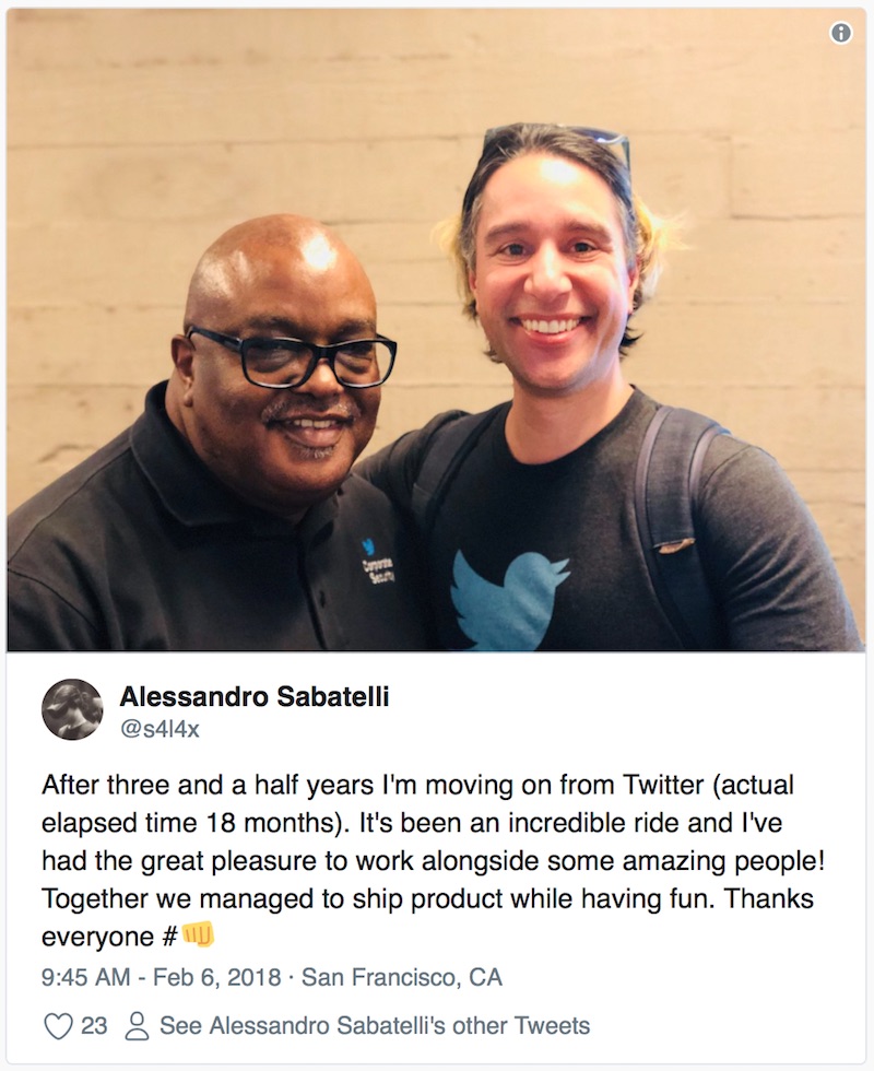 Twitter Alessandro Sabatelli