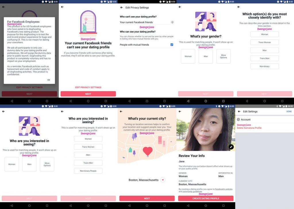 Facebook Dating 已进入内部测验阶段
