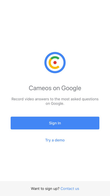 Google 推出针对名人的视频问答运用 Cameos