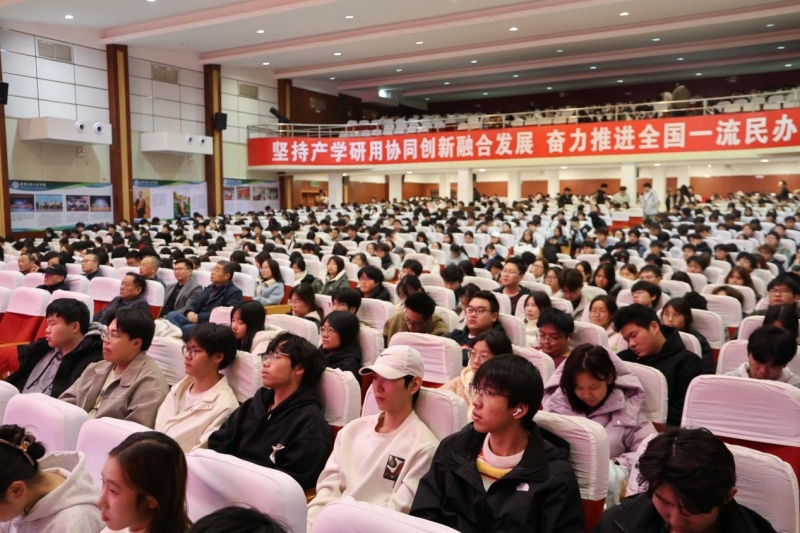 科学家精神百场讲坛走进武汉生物工程学院 潘占春携航天精神点亮学子逐梦路